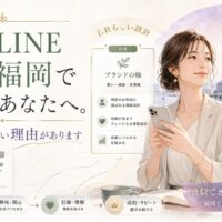 公式LINE 競合 福岡をテーマに、女性と自社設計の図解で、真似では勝てない理由を示した構成