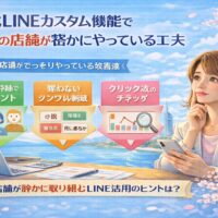 公式LINEカスタム機能を活用し、福岡の店舗が動線整理や行動別セグメント、クリック計測で成果を出す運用設計の全体像を示す構成