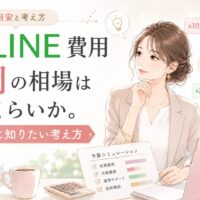 公式LINE 費用 福岡の相場を、初期費用・月額費用・運用サポート・追加機能の視点で整理した内容