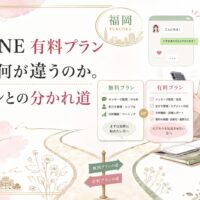 公式LINE 有料プラン 福岡で無料プランと有料プランの違いを、料金・配信数・機能面から比較している場面